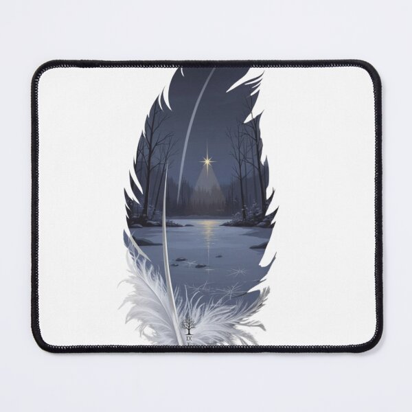 Item preview, The Winter Virtue: Stoic Solstice Feather designed and sold by Mind-Over-Mood.