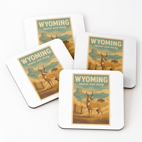 Item preview, Wyoming Travel Poster Satire designed and sold by BeaLinn.