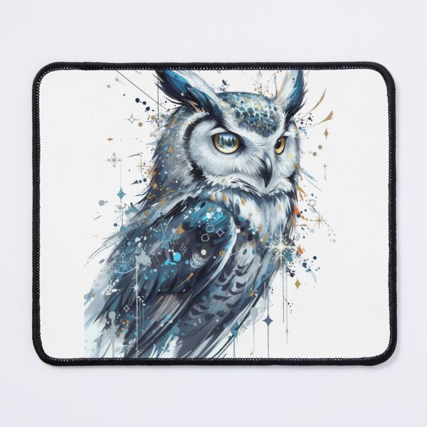 Item preview, Nocturne of Wisdom: The Stoic Sentinel Owl designed and sold by Mind-Over-Mood.