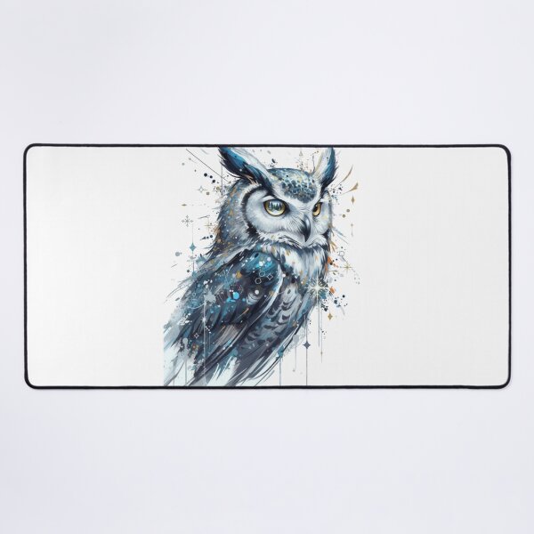 Item preview, Nocturne of Wisdom: The Stoic Sentinel Owl designed and sold by Mind-Over-Mood.