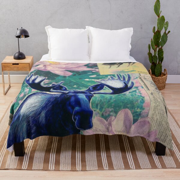 Item preview, Blue Moose Bee Garden Vintage Collage designed and sold by dawnleblanc55.