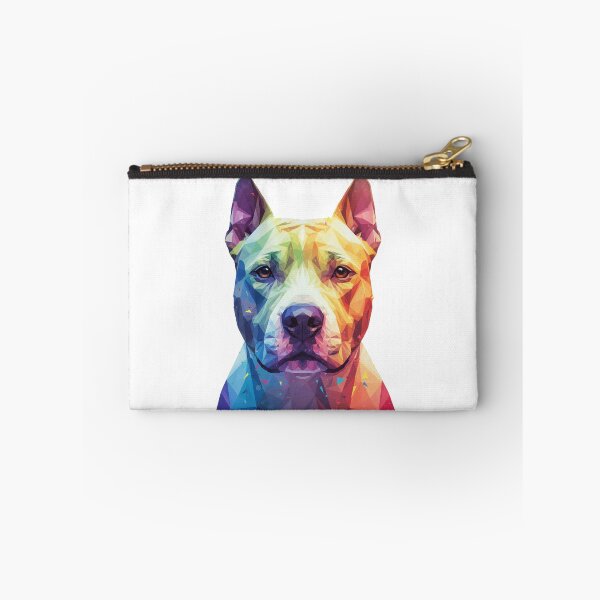 Item preview, Pitbull Poligonal Arcoíris – Arte Geométrico Moderno y Colorido designed and sold by bsbd-action.