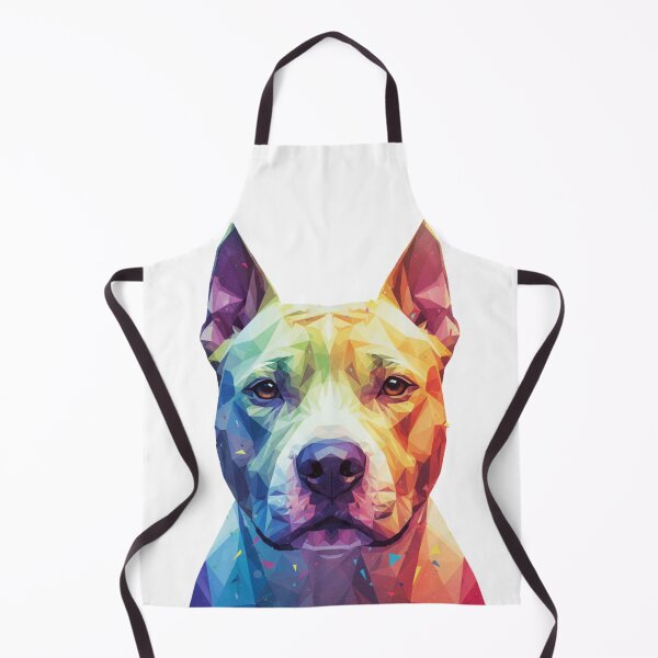 Item preview, Pitbull Poligonal Arcoíris – Arte Geométrico Moderno y Colorido designed and sold by bsbd-action.