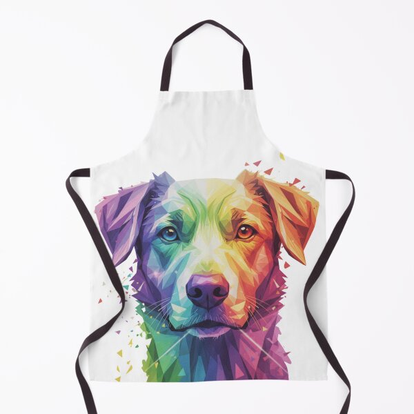 Item preview, Golden Retriever Poligonal Arcoíris – El Mejor Amigo en Colores designed and sold by bsbd-action.