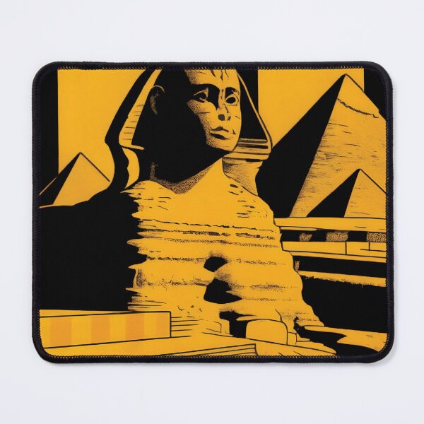 Item preview, Great Sphinx of Giza Egypt Shirt – Desert Sand Duotone Gradient designed and sold by WAUZ.