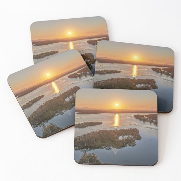 Item preview, Sunset glows over the tranquil river in Tuncurry designed and sold by Southern Cross Lifestyle .