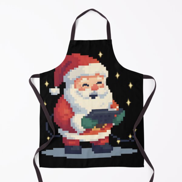 Item preview, Pixel Gamer Santa Playing Games designed and sold by SoulenCify.