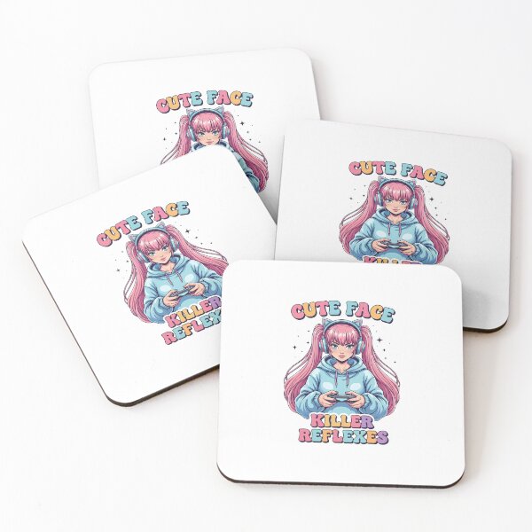 Item preview, Cute Face Killer Reflexes Anime Gamer Girl  designed and sold by Dazzle-Sizzle.