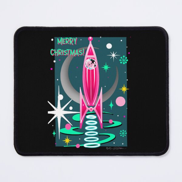 Item preview, Atomic Santa Rocket designed and sold by MetroInk.