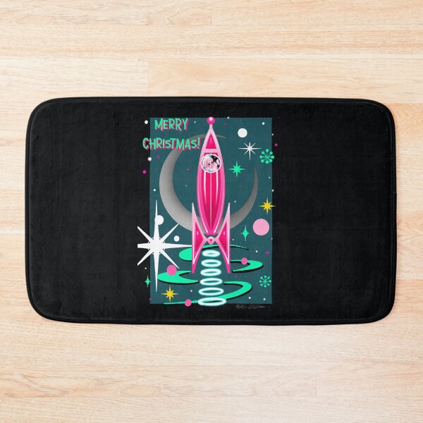 Item preview, Atomic Santa Rocket designed and sold by MetroInk.