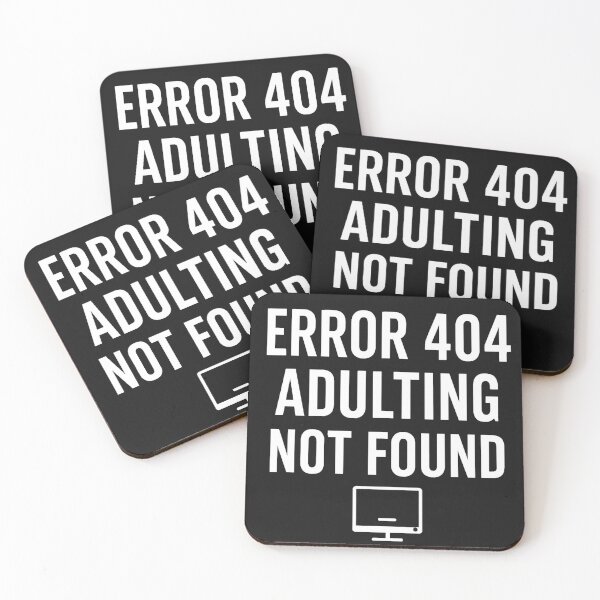 Item preview, ERROR 404 ADULTO NO ENCONTRADO designed and sold by CQ-Art.