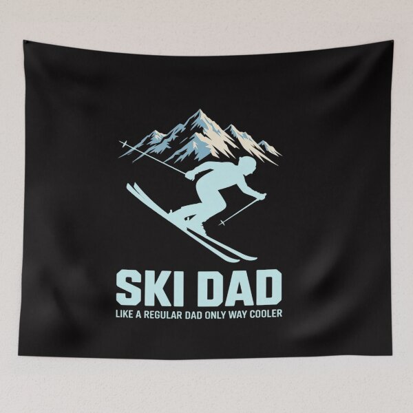 Item preview, Ski Dad Skiier Snowy Adventure Skiing Lovers Quote Gag designed and sold by ConceptThena.