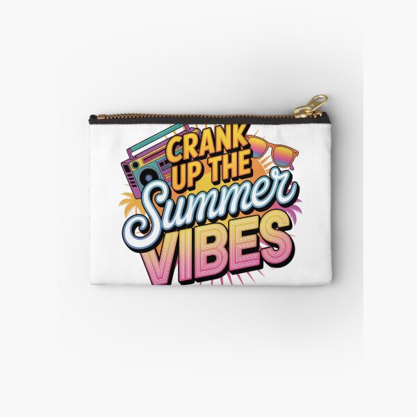 Item preview, Crank Up The Summer Vibes Retro Boombox designed and sold by chattsuede.
