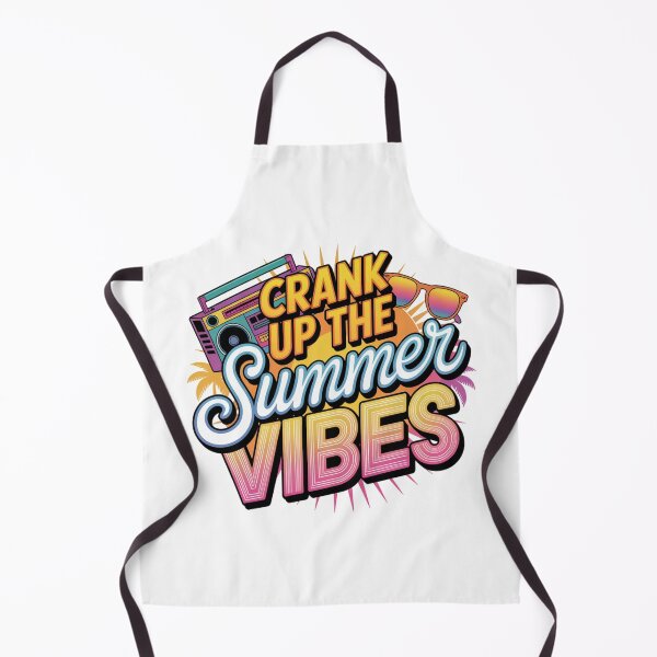 Item preview, Crank Up The Summer Vibes Retro Boombox designed and sold by chattsuede.