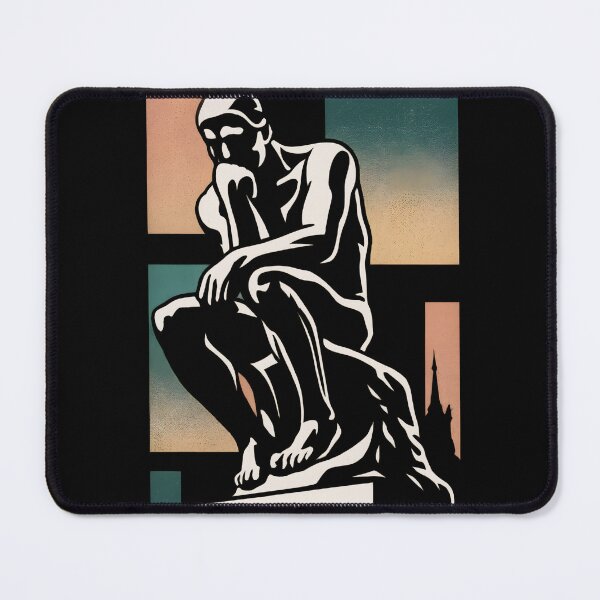 Item preview, The Thinker Rodin France Shirt – Quadra Duotone Gradient Tee  designed and sold by WAUZ.