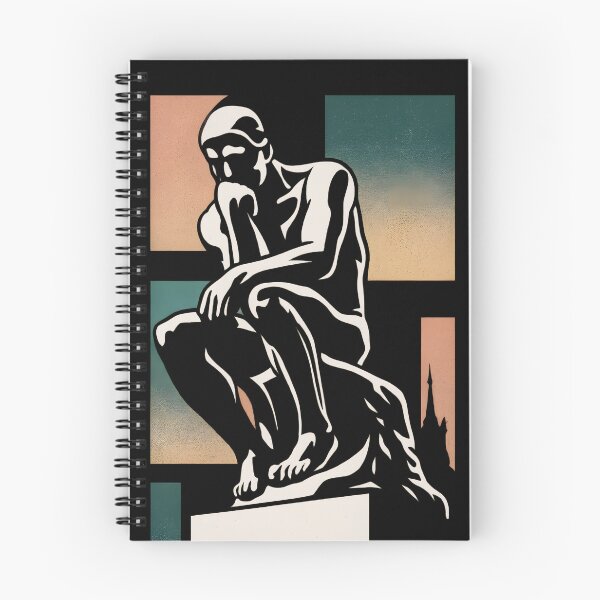 Item preview, The Thinker Rodin France Shirt – Quadra Duotone Gradient Tee  designed and sold by WAUZ.