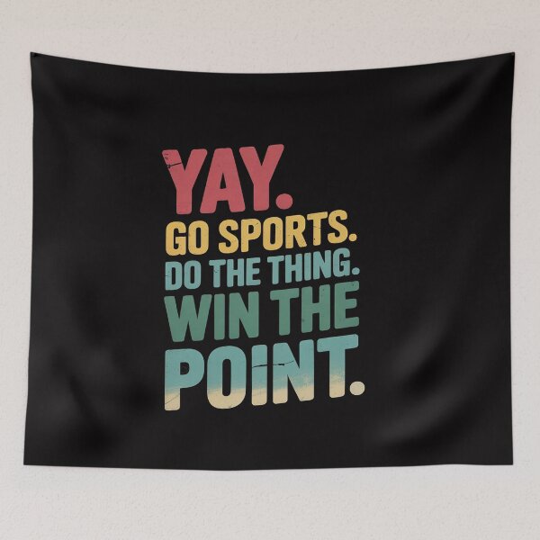 Item preview, Yay Go Sports! Sport Fan Men Women Kids designed and sold by ConceptThena.