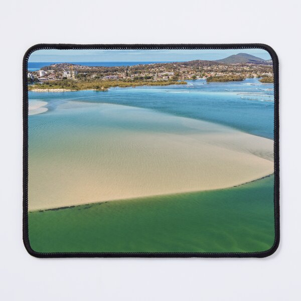 Item preview, Aerial view over Wallis Lake in Forster designed and sold by Justin Mckinney.