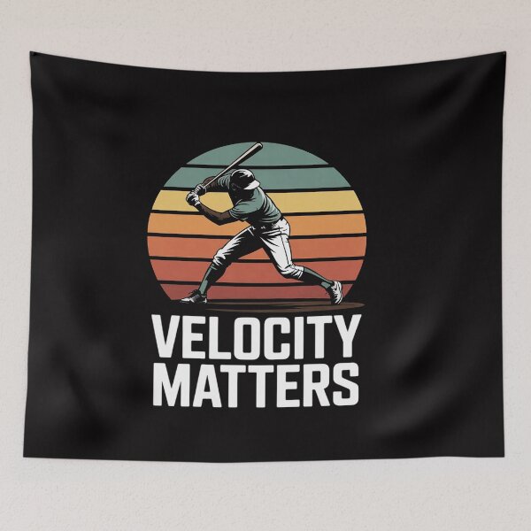 Item preview, Velocity Matters - Homerun Baseball Player Hitter designed and sold by ConceptThena.