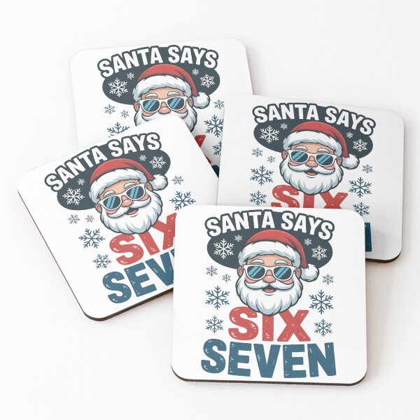 Item preview, Santa Says Six Seven Meme Playful Christmas designed and sold by chattsuede.