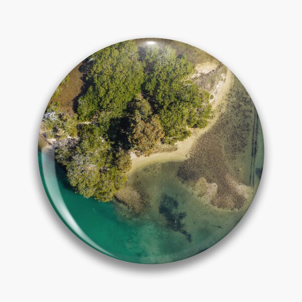 Item preview, Aerial view over Wallis Lake in Forster designed and sold by Justin Mckinney.