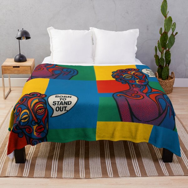 Item preview, Born to Stand Out · Abstract Pop Art Portrait designed and sold by Still Breathing Studio.