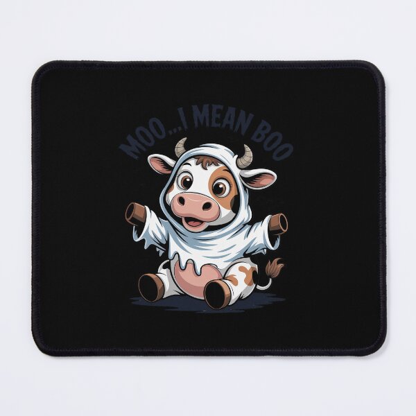 Item preview, Moo I Mean Boo Spooky Cow Halloween Patchwork Spooky designed and sold by ShelFisher.