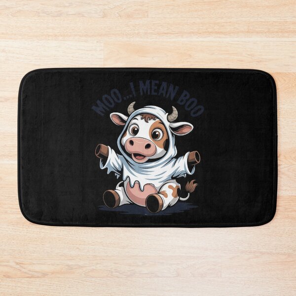 Item preview, Moo I Mean Boo Spooky Cow Halloween Patchwork Spooky designed and sold by ShelFisher.