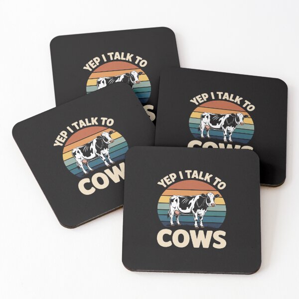 Item preview, Yep I Talk To Cows  Dairy Farmer Cow Lovers Gag designed and sold by ConceptThena.
