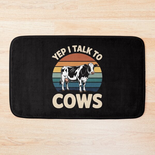 Item preview, Yep I Talk To Cows  Dairy Farmer Cow Lovers Gag designed and sold by ConceptThena.