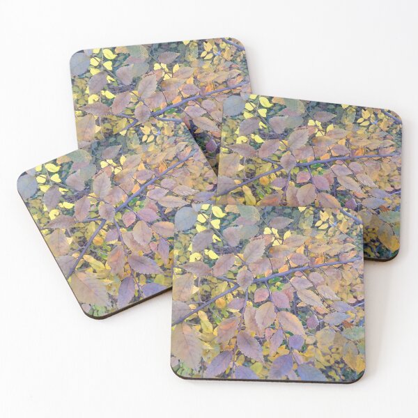 Item preview, Pattern of colorful autumn foliage illuminated by the setting sun designed and sold by Enerjetal.