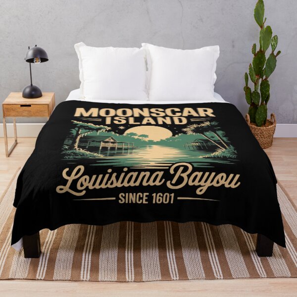 Item preview, Moonscar Island Louisiana Bayou Landscape designed and sold by ShelFisher.