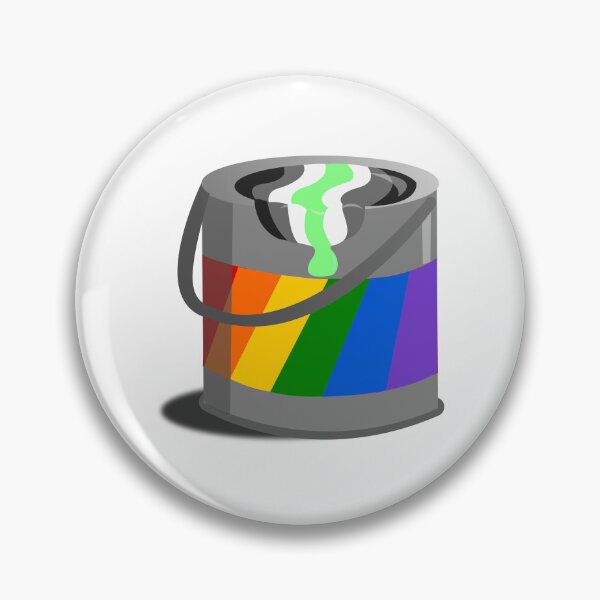 Item preview, Proud Paint Agender Flag in a Bucket designed and sold by HarveyHandcraftsandDesigns.