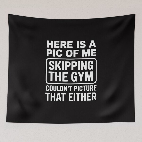 Item preview, Workout Bodybuilding Fitness I Picture Skipping Gym designed and sold by Viepenny.