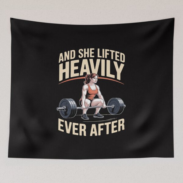Item preview, Womens And She Lifted Heavily Ever After Princess Gym Workout designed and sold by Viepenny.