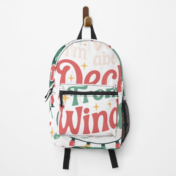 Item preview, From the Windows to the Walls Deck These Halls Funny Christmas Design designed and sold by Echo Sonic.