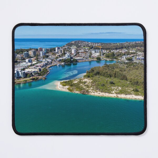 Item preview, Aerial view over Wallis Lake in Forster designed and sold by Justin Mckinney.