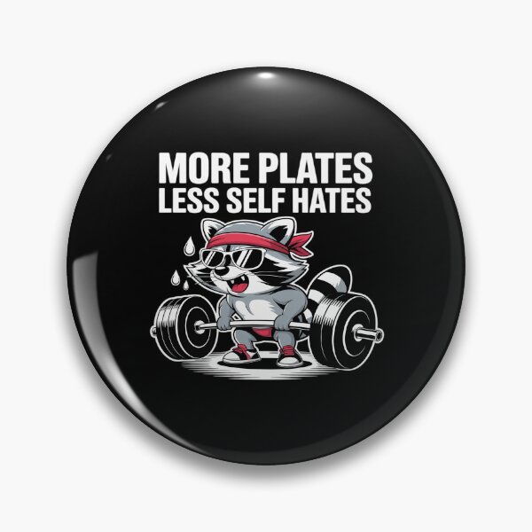 Item preview, More Plates Less Self Hates Possum Gym designed and sold by ShelFisher.