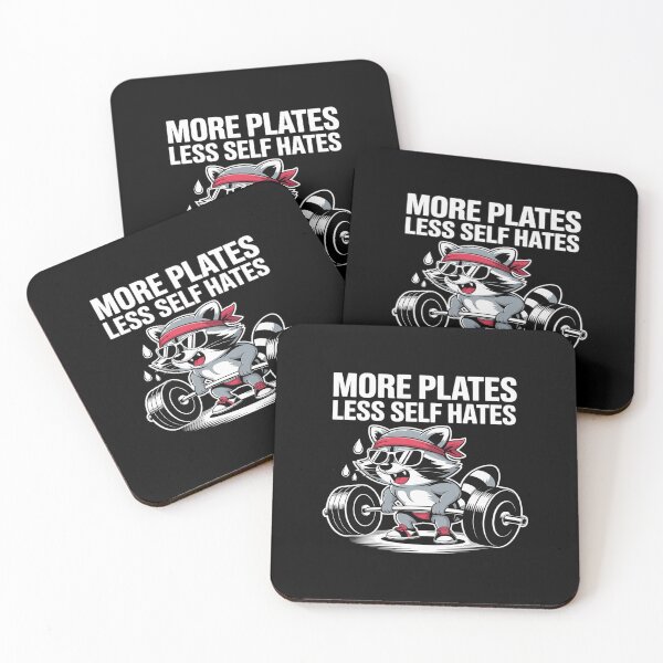 Item preview, More Plates Less Self Hates Possum Gym designed and sold by ShelFisher.