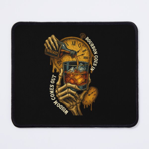 Item preview, Whiskey Humor Skeleton Bourbon T-Shirt designed and sold by LarryMBrown.