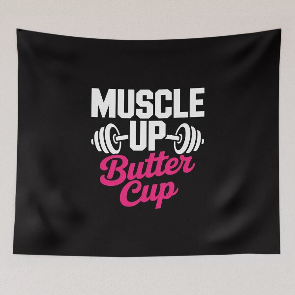 Item preview, Weightlifting Muscle Up Buttercup designed and sold by Viepenny.