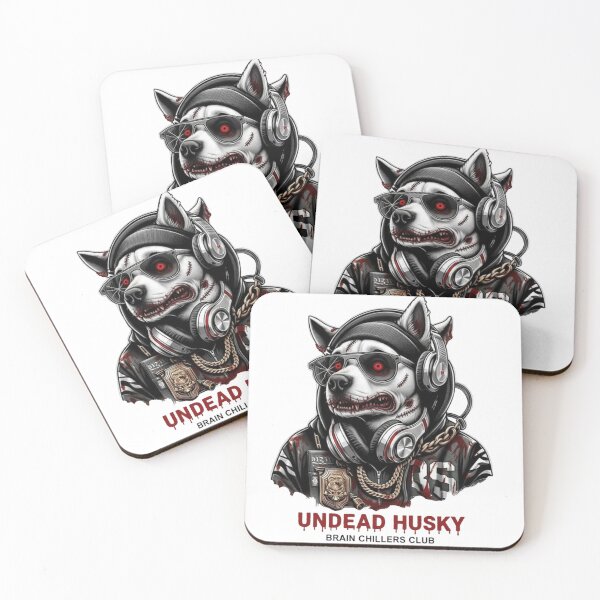 Item preview, Undead Husky Street Art: Pack of the Apocalypse designed and sold by Mind-Over-Mood.