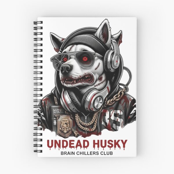 Item preview, Undead Husky Street Art: Pack of the Apocalypse designed and sold by Mind-Over-Mood.