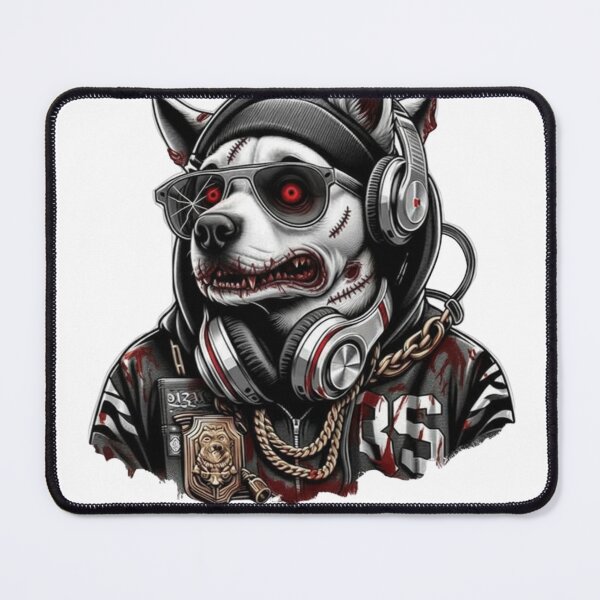 Item preview, Undead Husky Street Art: Pack of the Apocalypse designed and sold by Mind-Over-Mood.