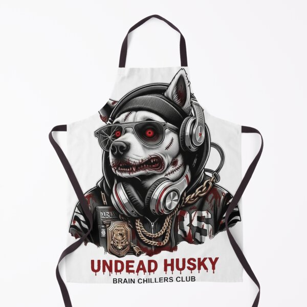 Item preview, Undead Husky Street Art: Pack of the Apocalypse designed and sold by Mind-Over-Mood.