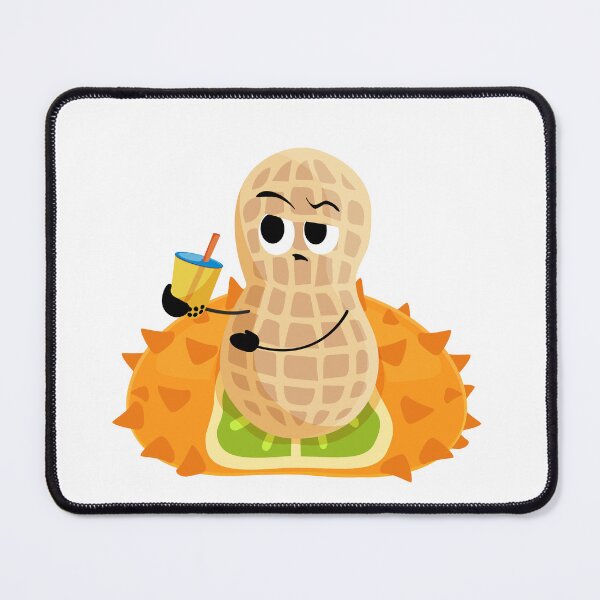 Item preview, Peanut sitting in horn melon from "If Peanuts aren't nuts, what are they? fruity field guide volume 2" designed and sold by Acorn-Studio.