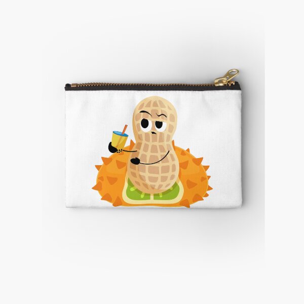 Item preview, Peanut sitting in horn melon from "If Peanuts aren't nuts, what are they? fruity field guide volume 2" designed and sold by Acorn-Studio.