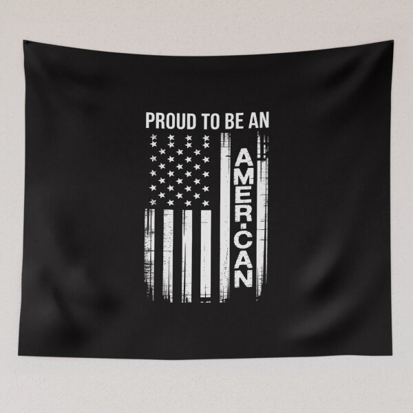 Item preview, US American Flag Proud To Be An American Holiday Gift Idea designed and sold by Viepenny.