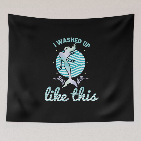Item preview, I Washed Up-Mermaid designed and sold by TomGiantDesigns.