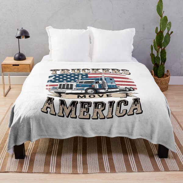 Item preview, Truckers Move America - Semi Truck Driver Trucking Big Rig designed and sold by Viepenny.